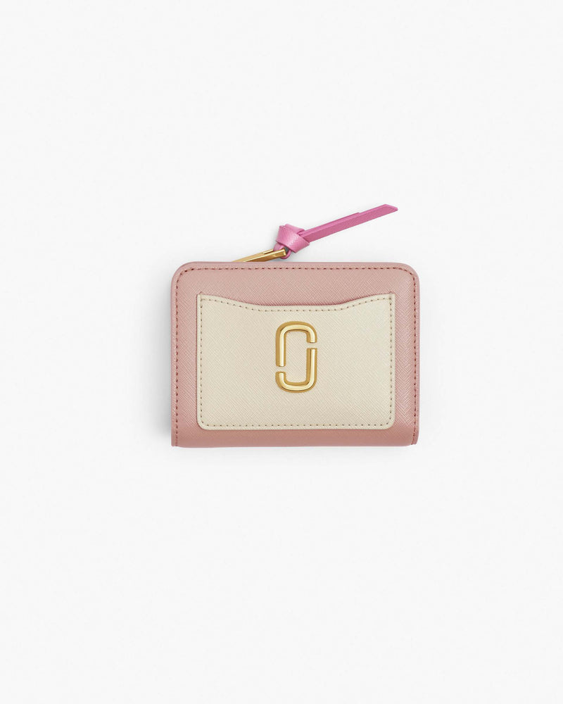 Marc Jacobs Marc Jacobs The Utility Snapshot Mini Compact Wallet Rose Multi Rose Multi