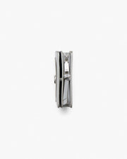 Marc Jacobs Marc Jacobs The Metallic Utility Snapshot Mini Compact Wallet Silver Silver