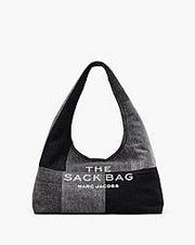 Marc Jacobs Marc Jacobs The Patchwork Denim Sack Bag Black Denim Black Denim