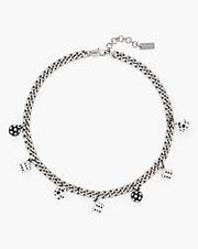 Marc Jacobs Marc Jacobs Derrick Adams x Marc Jacobs Dice Charm Necklace Silver/Multi Silver/multi