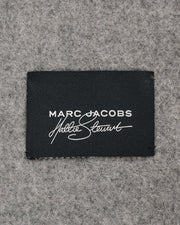 Marc Jacobs Marc Jacobs Hattie Stewart x Marc Jacobs Daisy Wool Scarf Grey Multi Grey Multi