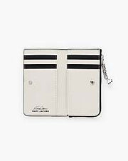 Marc Jacobs Marc Jacobs Derrick Adams x Marc Jacobs Everday Logo Slim Wallet Black/White Black/white