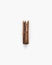 Marc Jacobs Marc Jacobs The Pebble J Marc Mini Compact Wallet Camel Camel