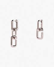 Marc Jacobs Marc Jacobs The J Marc Chain Link Earrings Silver Silver