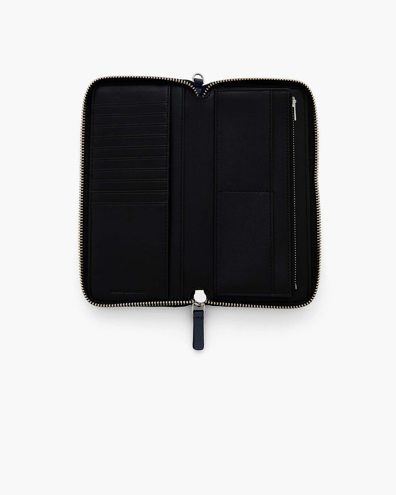 Marc Jacobs Marc Jacobs The Leather Continental Wallet Blue Sea Blue Sea