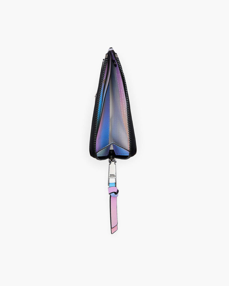 Marc Jacobs Marc Jacobs The Airbrush Utility Snapshot Top Zip Multi Wallet Blue Multi Blue Multi