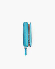 Marc Jacobs Marc Jacobs The Leather Mini Compact Wallet Pool Pool