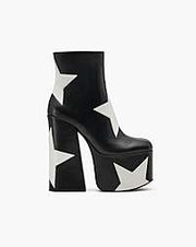 Marc Jacobs Marc Jacobs The Star Patchwork Kiki Platform Boot Black Black