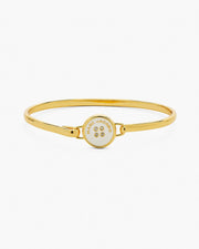 Marc Jacobs Marc Jacobs The Button Hinge Bracelet Gold/Cream Gold/cream