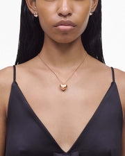 Marc Jacobs Marc Jacobs Balloon Heart Necklace Antique Rose Gold Antique Rose Gold