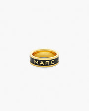 Marc Jacobs Marc Jacobs The Marc Jacobs Enamel Ring Gold/Black Gold/black