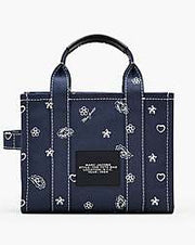 Marc Jacobs Marc Jacobs The Bandana Canvas Small Tote Bag Navy Multi Navy Multi
