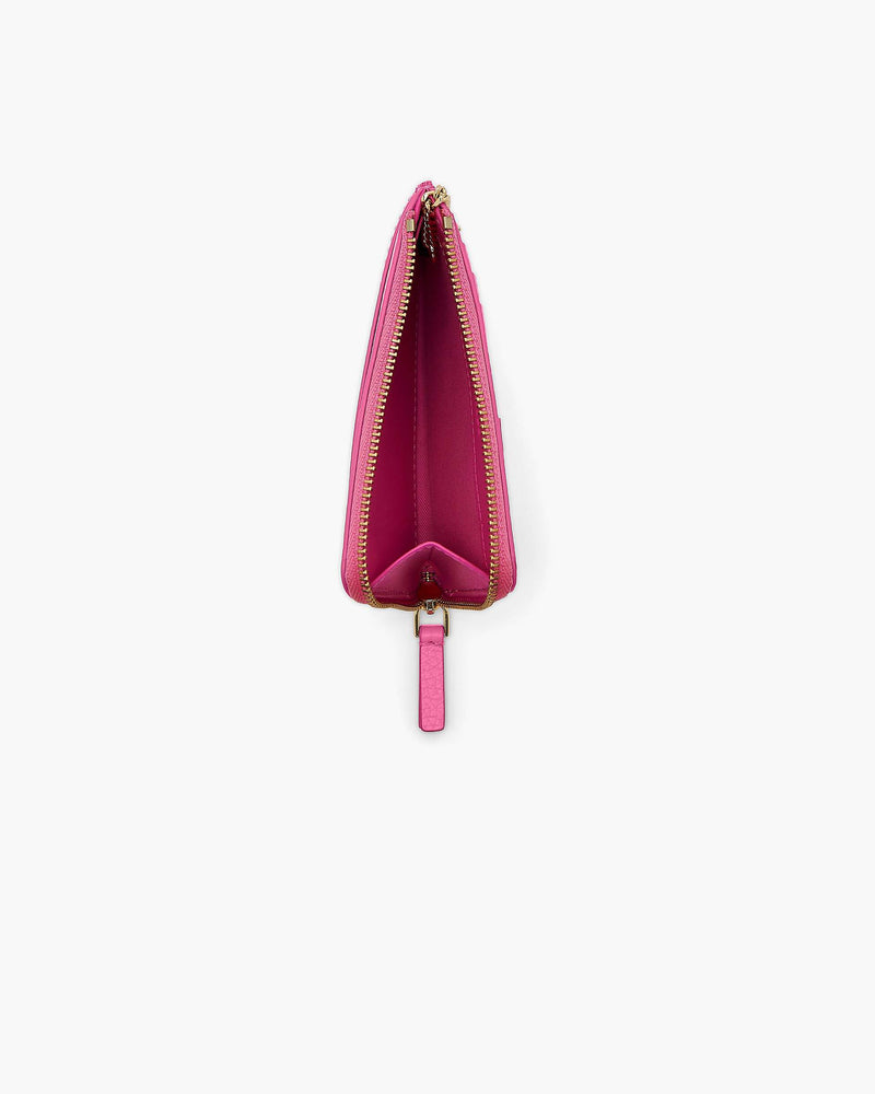 Marc Jacobs Marc Jacobs The Leather Top Zip Multi Wallet Bow Pink Bow Pink