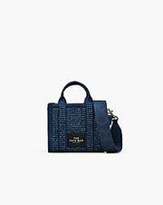 Marc Jacobs Marc Jacobs The Crystal Denim Crossbody Tote Bag Dark Wash Crystal Dark Wash Crystal