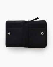 Marc Jacobs Marc Jacobs The Daisy Mini Compact Wallet Black/White Black/white