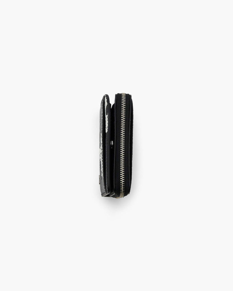 Marc Jacobs Marc Jacobs The Daisy Mini Compact Wallet Black/White Black/white