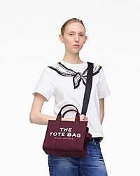 Marc Jacobs Marc Jacobs The Canvas Small Tote Bag Dark Plum Dark Plum