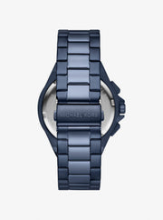 Michael Kors Oversized Lennox Blue-Tone Watch Navy