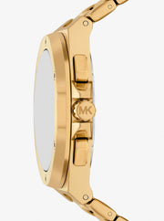 Michael Kors Oversized Lennox Gold-Tone Watch Gold