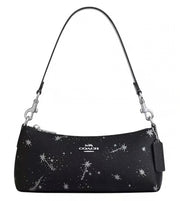 Coach Black Charlotte Medium Shoulder Bag