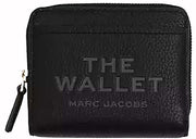 Marc Jacobs The Leather Mini Compact Wallet Black