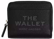 Marc Jacobs The Leather Mini Compact Wallet Black