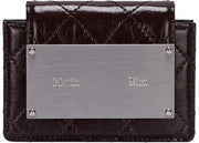 Matin Kim Quilting Accordion Wallet Black