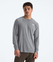 The North Face Men’s Evolution Simple Dome Regular Long-Sleeve Tee TNF Mid Grey Heather