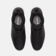 Timberland Mens Parker Street High-Top Sneaker Black Full-Grain