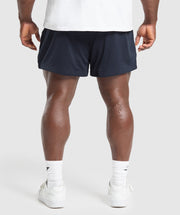 Gymshark Lifting Mesh 5" Shorts Heavy Blue