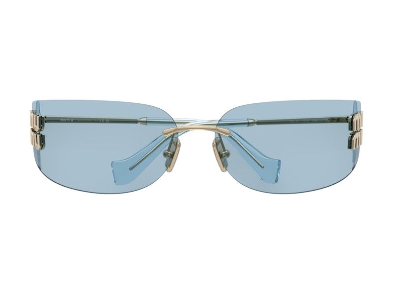 Miu Miu Frameless Sunglasses Blue/Silver (0MU A51S ZVN10P)