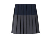 Miu Miu Kid Mohair Skirt Hematite/Navy