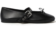 Miu Miu Leather Ballerina Nero (Women's)