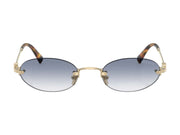 Miu Miu Logo Sunglasses Indigo (0MU A54S ZVN80O)