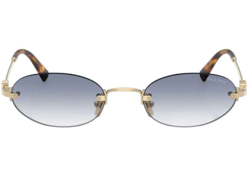 Miu Miu Logo Sunglasses Indigo (0MU A54S ZVN80O)