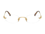 Miu Miu Nocturne Sunglasses Blue Ray Transparent (0MU A54S 5AK08N)