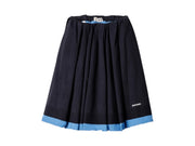 Miu Miu Pleated Poplin Skirt Blu Azzurro