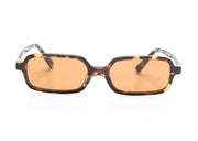 Miu Miu Rectangle Sunglasses Havana/Brown (0MU 11ZSF VAU2Z1)