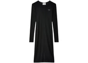 Miu Miu Silk Jersey Dress Nero