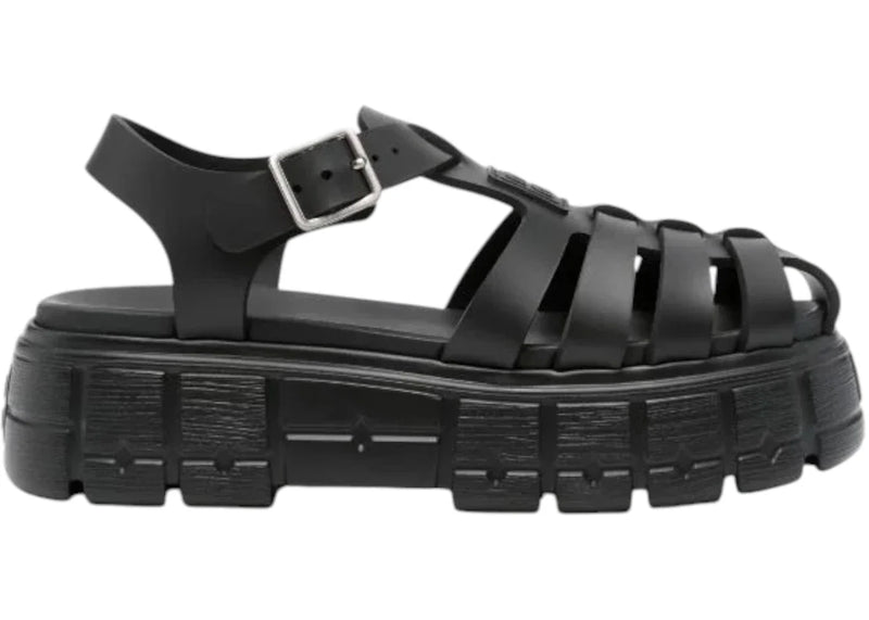 Miu Miu Soft Cage Sandal Nero (Women's)