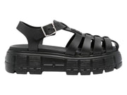 Miu Miu Soft Cage Sandal Nero (Women's)