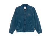 Miu Miu Washed Corduroy Jacket Azzurro