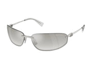 Miu Miu Women'S Logo Nocturne Sunglasses Clear Silver Gradient (0MU A50S 1BC8H1)