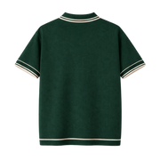 Monaco Knit Polo – Forest