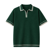 Monaco Knit Polo – Forest