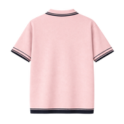 Monaco Knit Polo – Rose