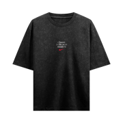 Myugen Nike Bitches Acid Wash Oversized T-Shirt Black