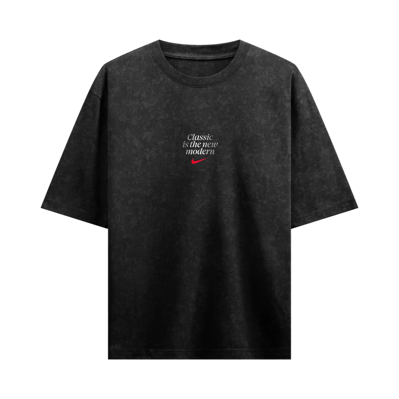 Myugen Nike Bitches Acid Wash Oversized T-Shirt Black