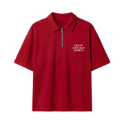Myugen Nike Bitches Quarter Zip T-Shirt Red