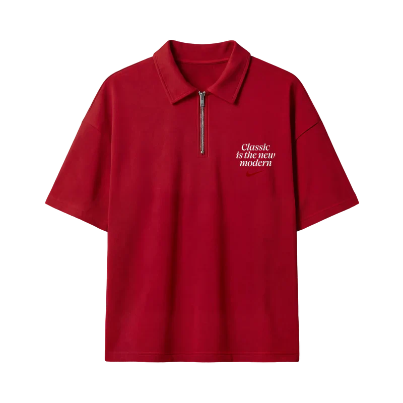 Myugen Nike Bitches Quarter Zip T-Shirt Red